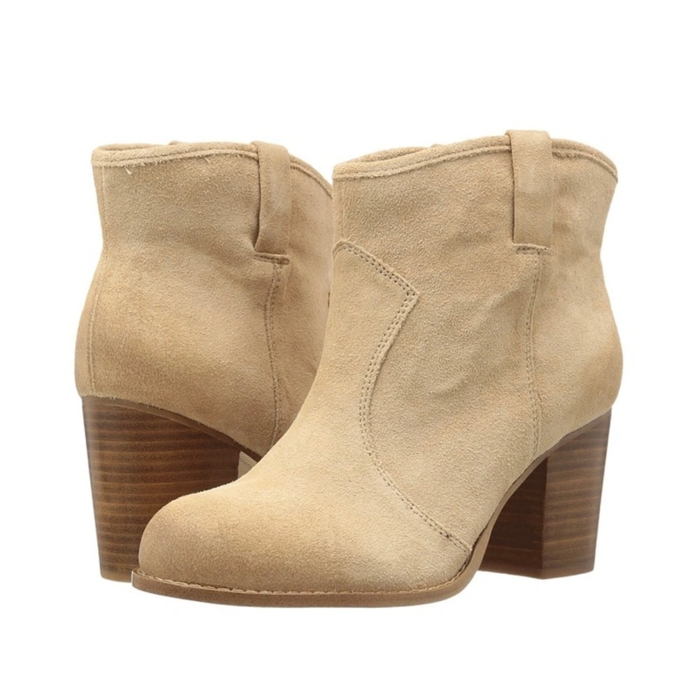 Splendid | Lakota Nut Cow Suede Fine Leather Upper Bootie Size 8